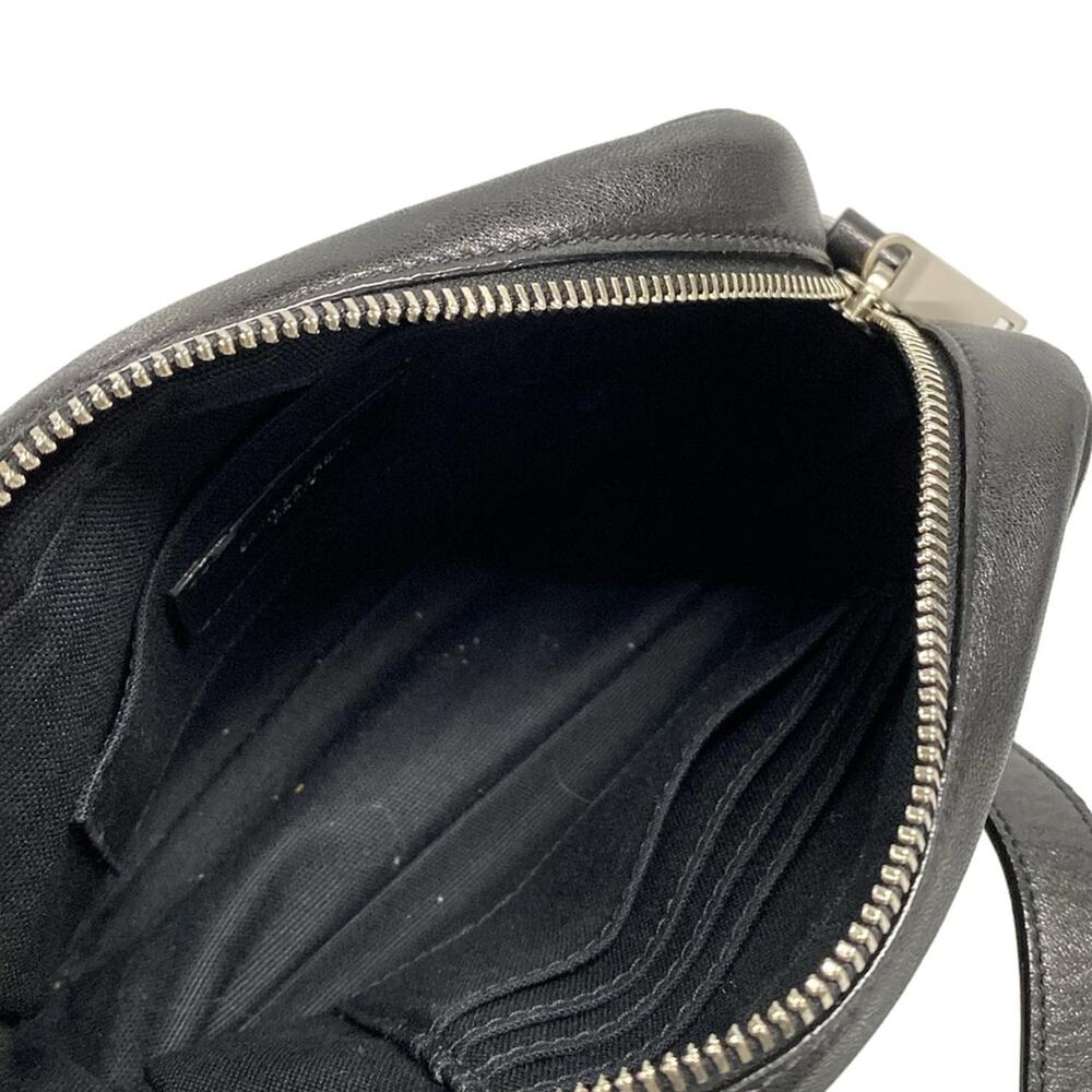 Saint Laurent PARIS Camera Bag Camp Small Shoulder Bag 647179 White Black - Picture 7 of 15